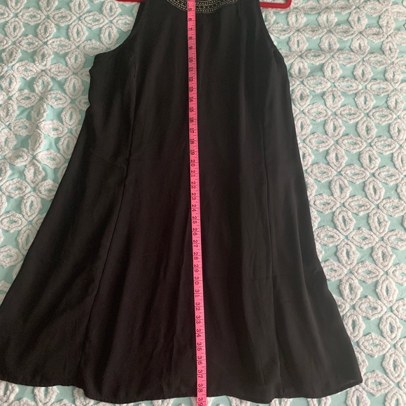 Old Navy embroidered black A Line dress - Picture 6 of 6